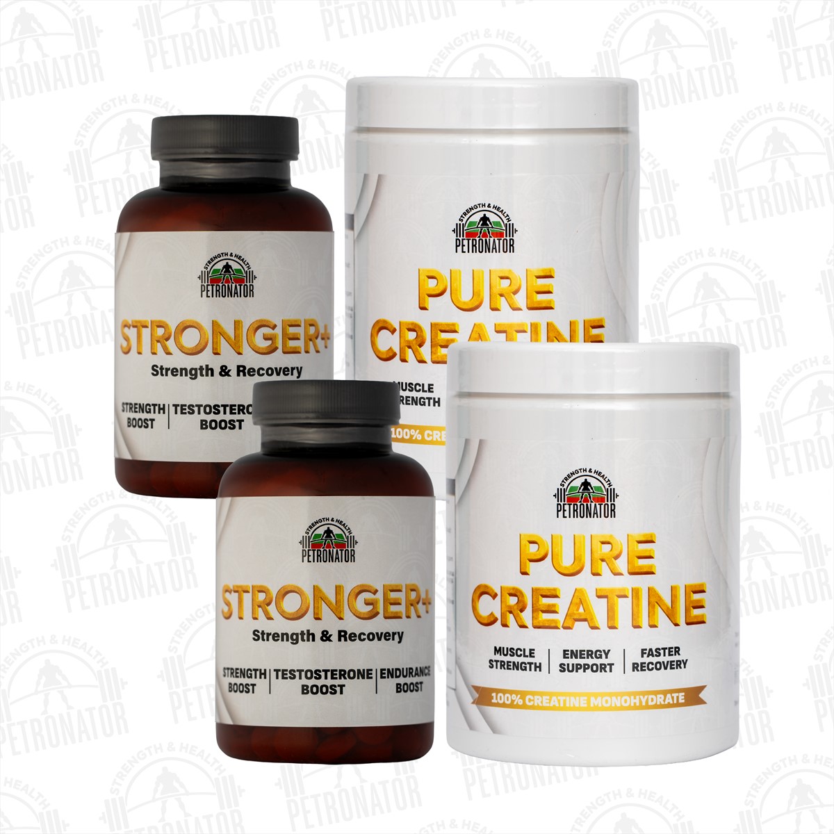 PURE CREATINE – 2 бр. | STRONGER+ – 2 бр.