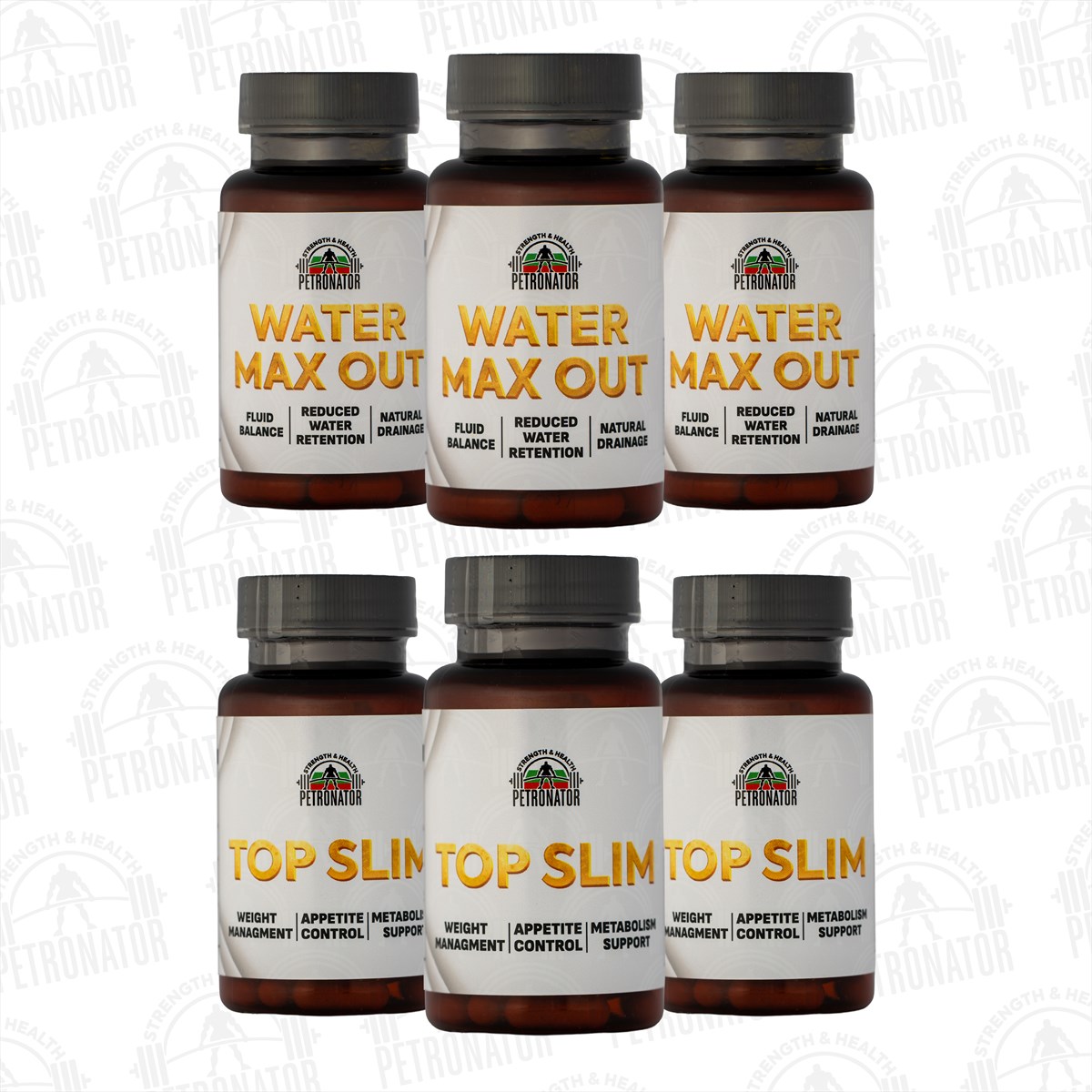 TOP SLIM – 3 бр. | WATER MAX OUT – 3 бр.
